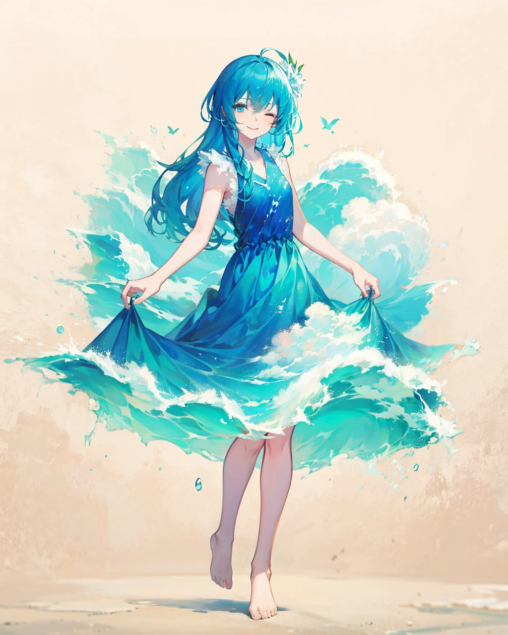 【Concept】Liquid Clothes/Liquid Dress 水裙 preview 5