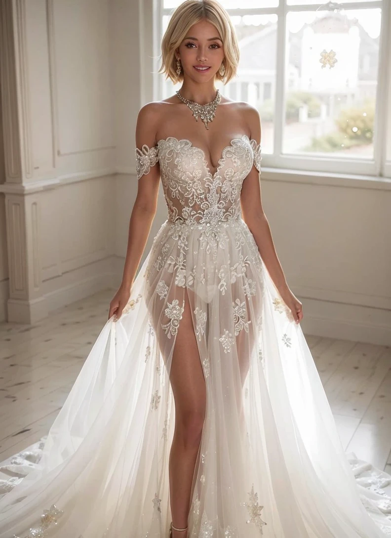 Wedding Dress Extension | Clothing LoRA preview 4