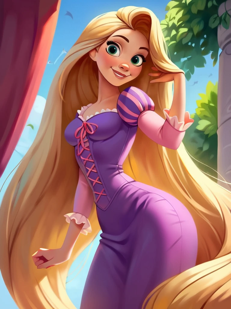 Rapunzel (Tangled) Disney Princess - | Illustrious XL | XL PONY | SD 1.5 | - by YeiyeiArt preview 5