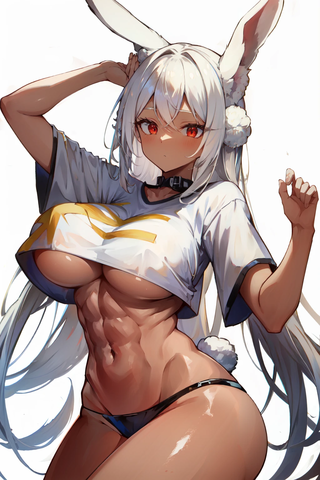 Crop Shirt + Underboob (anime+realistic) | Goofy Ai preview 5