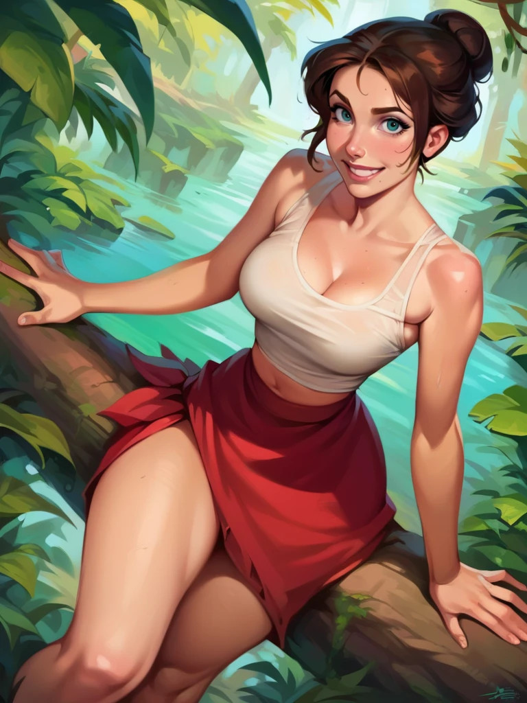 Jane Porter (Tarzan) - Disney Princess - | Illustrious XL | XL PONY | SD 1.5 | - by YeiyeiArt preview 2