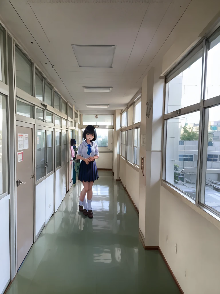 学校 School Building Scenery LoRA preview 2