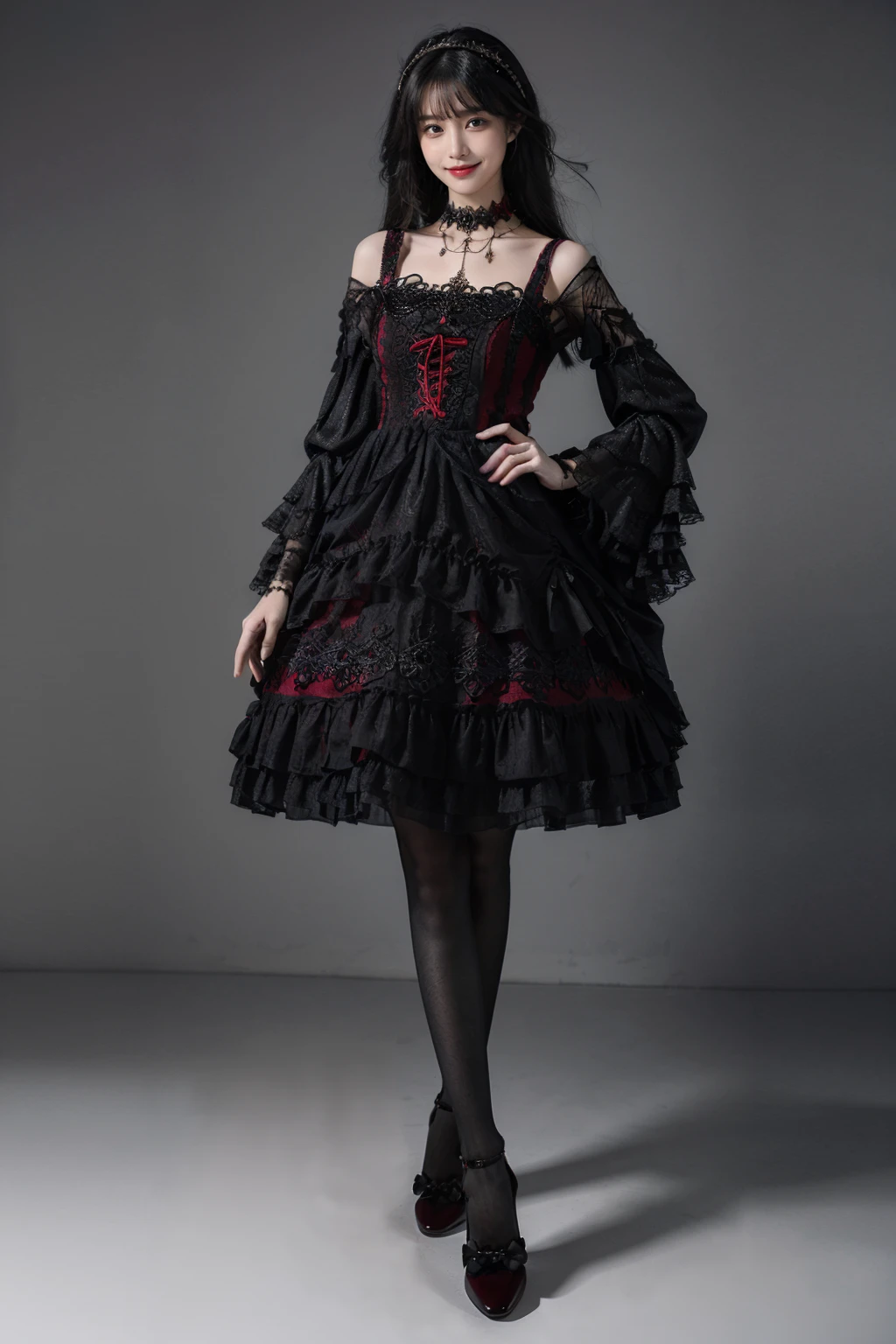 [SD 1.5] Modern Victorian fashion dress | 洛丽塔裙子 | ロリータ ドレス Vol.1 preview 1