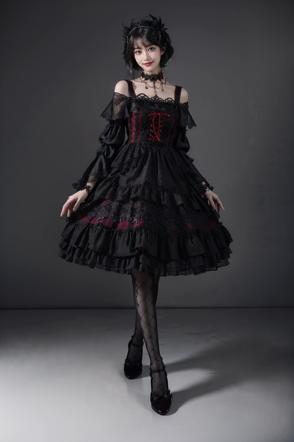 [SD 1.5] Modern Victorian fashion dress | 洛丽塔裙子 | ロリータ ドレス Vol.1 preview 4