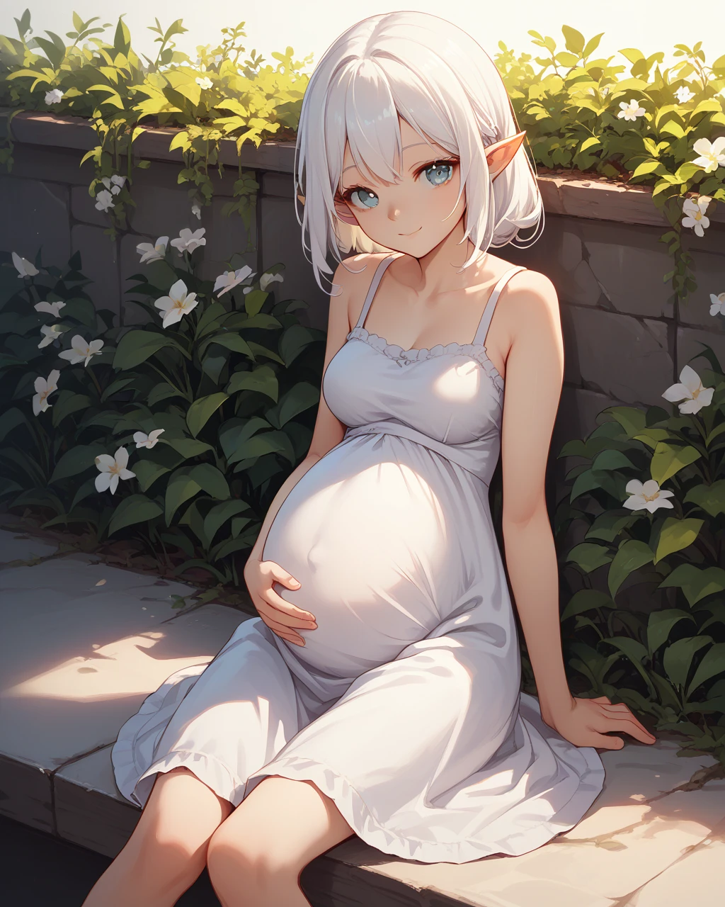 Pregnant / Veiny belly [SD1.5/Pony/Illustrious] preview 3