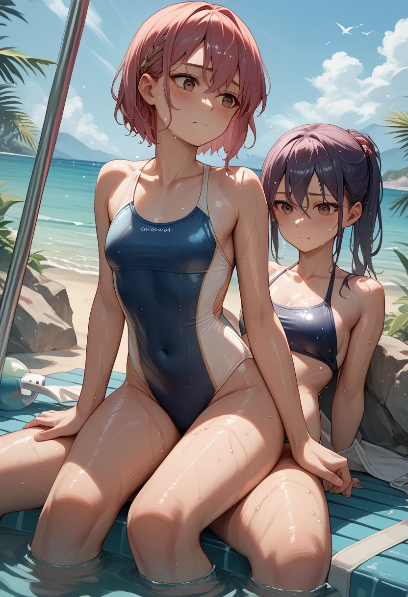 Reverse upright straddle / sitting on lap preview 3