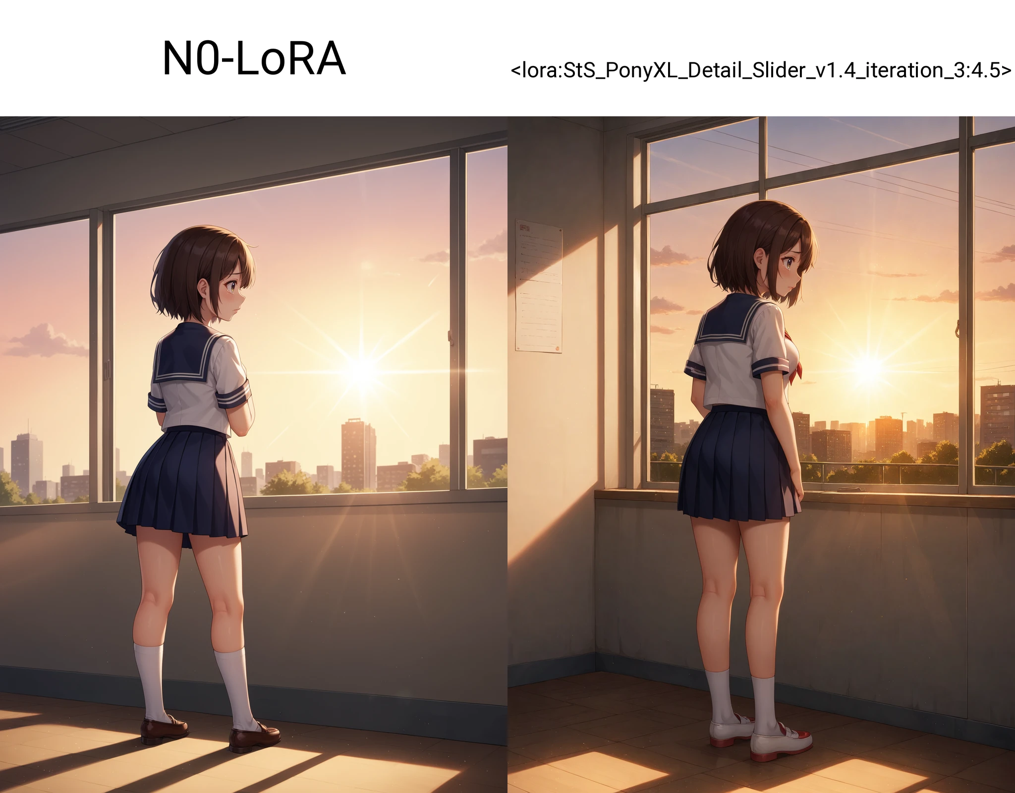 Detail Slider LoRA | PonyXL SDXL preview 4