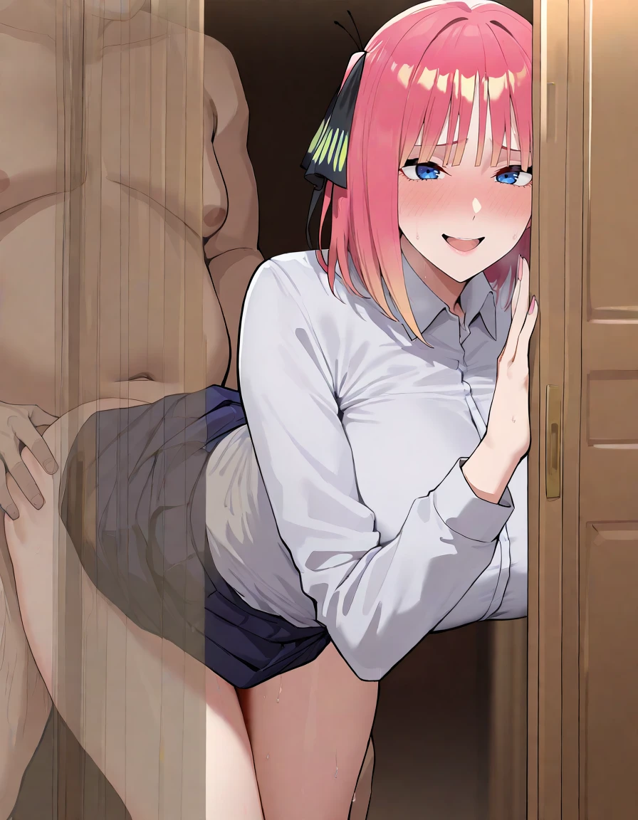 NTR happening behind the door/ドア越しに寝取られる/门后NTR preview 2