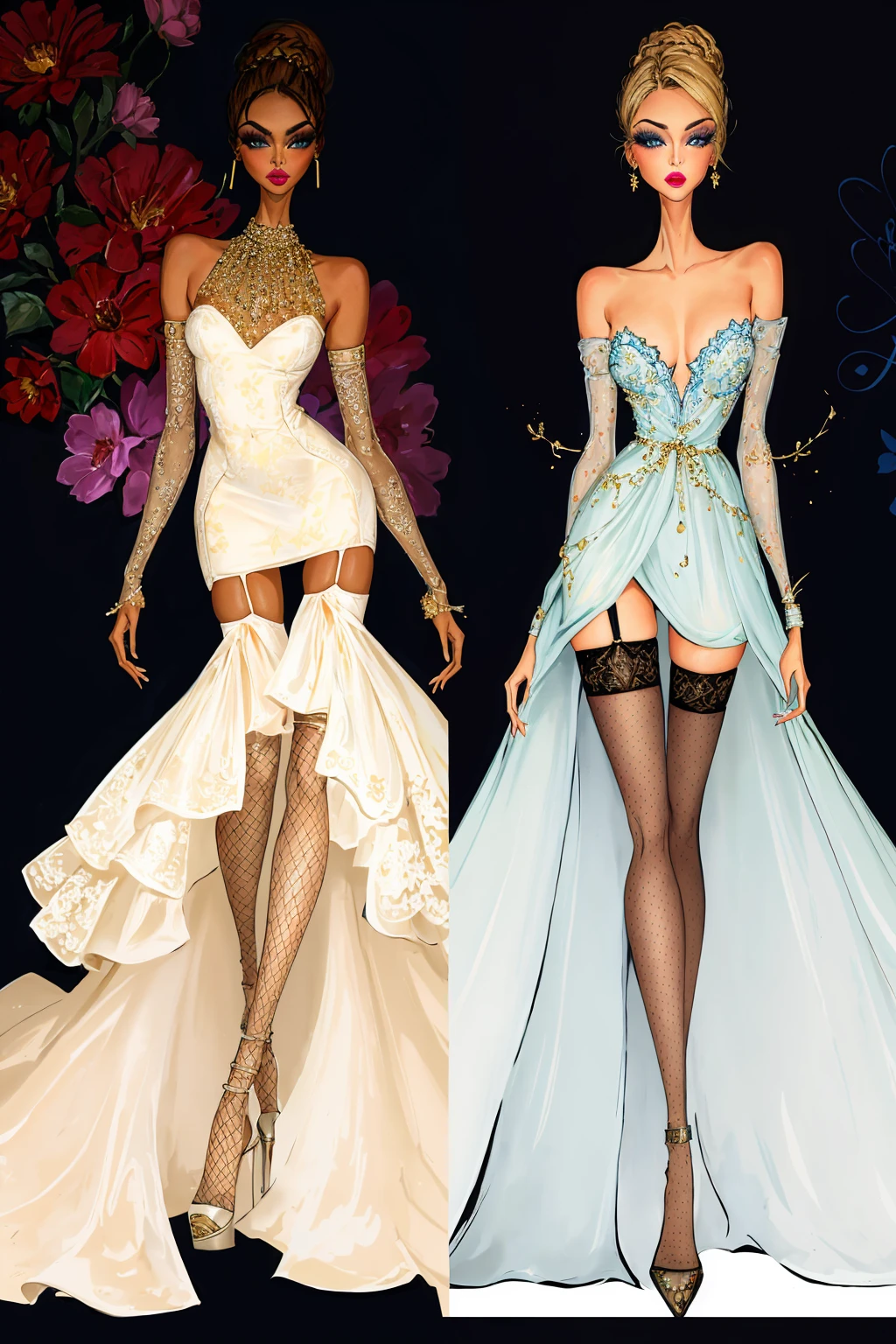 fashion clothing illustration preview 2