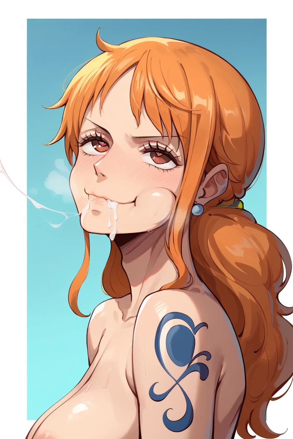 Closed Mouth Full of Cum LoRa | PonyXL & Illustrious preview 2