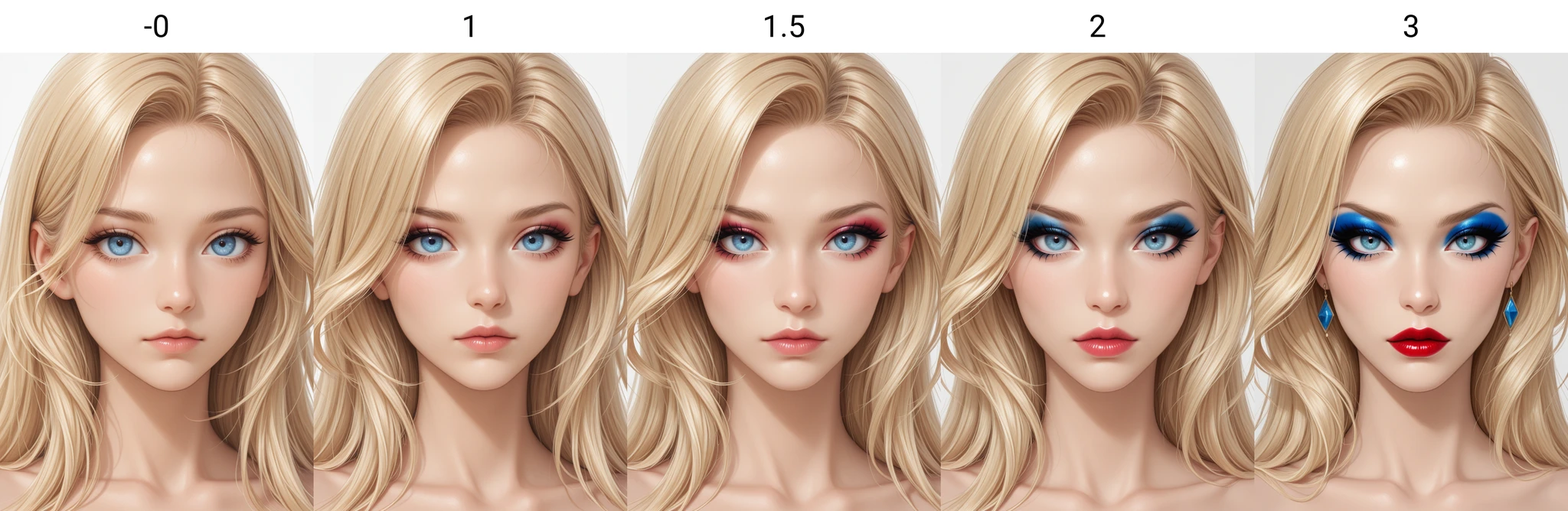 Makeup Slider - Pony / Illustrious preview 1