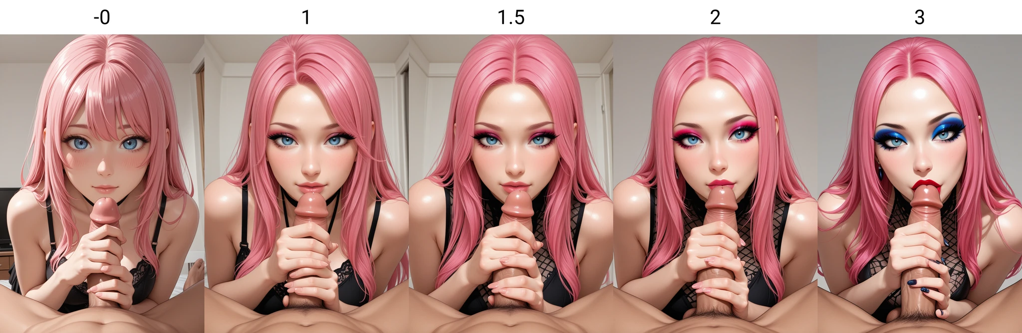 Makeup Slider - Pony / Illustrious preview 4