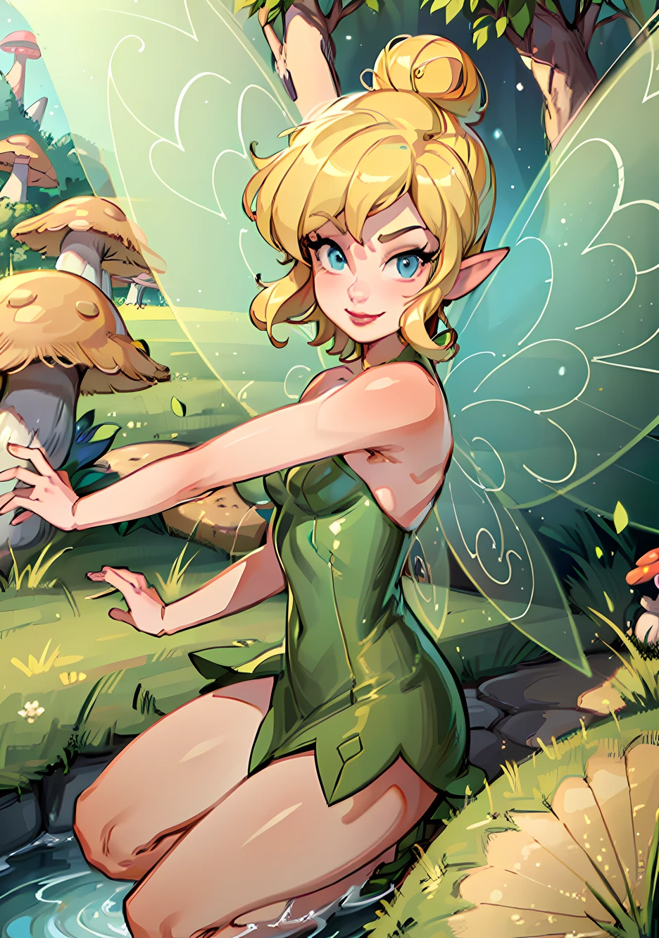 Tinker bell (Peter Pan) Disney - FLUX | SD 1.5 | XL PONY | Illustrious XL - by YeiyeiArt preview 3