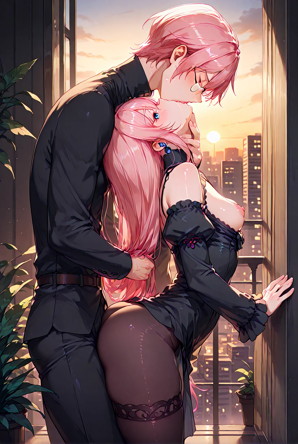 Arched back SEX with kissing! Doggy style v1.1 - IllustriousXL | NoobAI preview 2