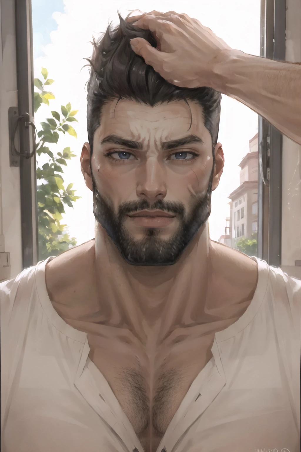 Headpat POV | Concept LoRA preview 5