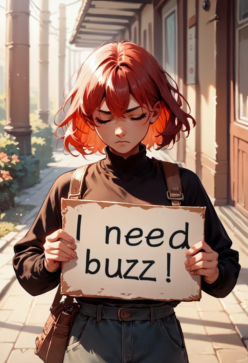 (PD/IL)"I Need Buzz!" Sign preview 3