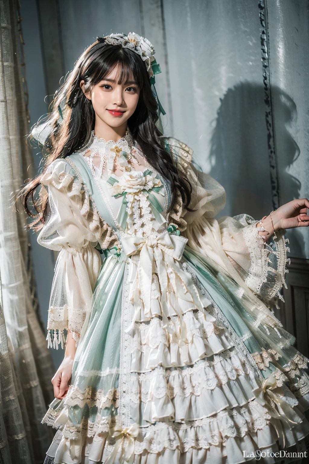 [SD 1.5] Modern Victorian fashion dress | 洛丽塔裙子 | ロリータ ドレス Vol.1 preview 3