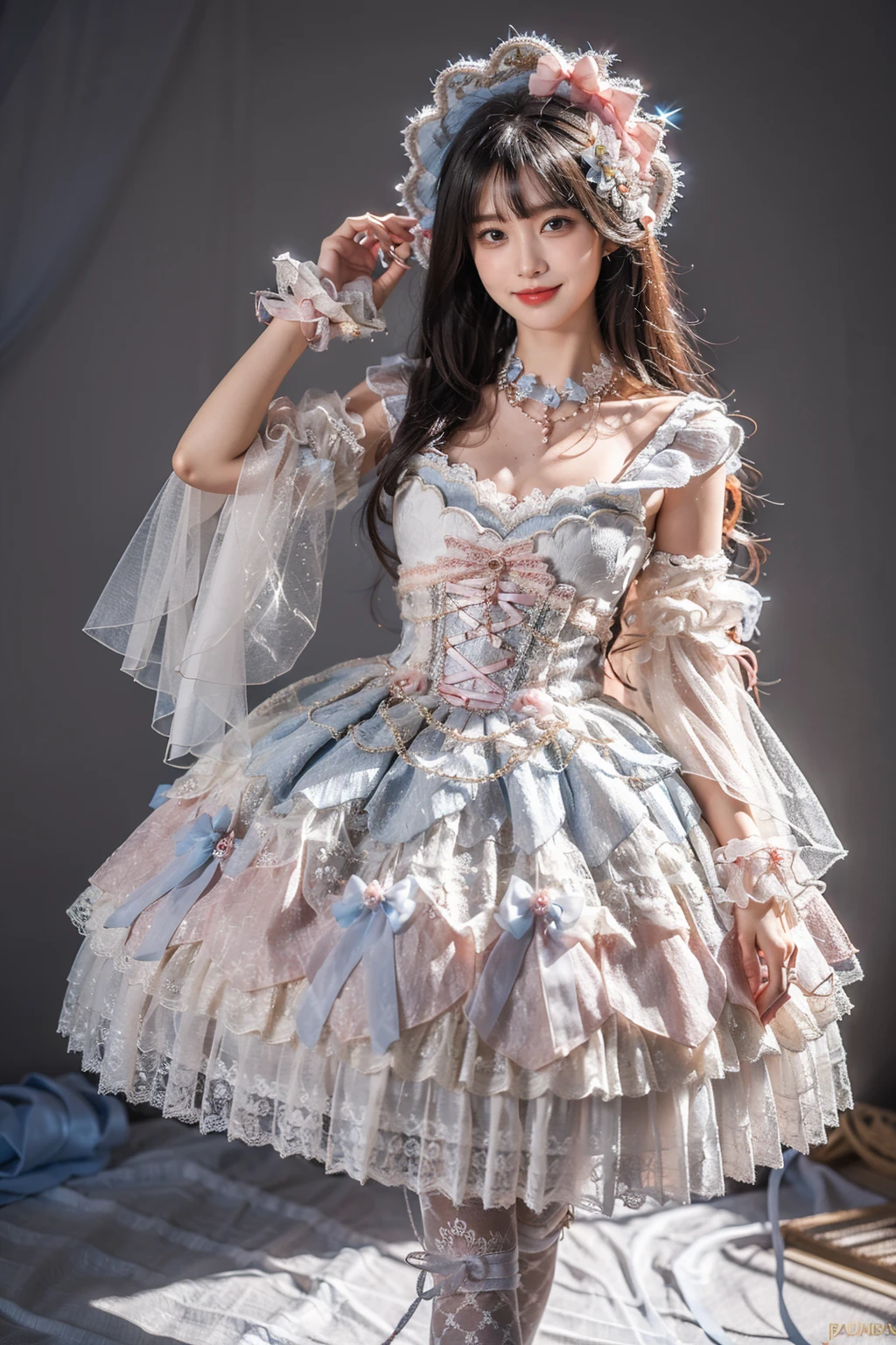 [SD 1.5] Modern Victorian fashion dress | 洛丽塔裙子 | ロリータ ドレス Vol.1 preview 1