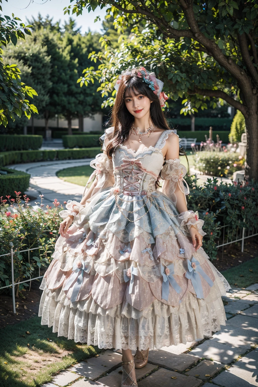 [SD 1.5] Modern Victorian fashion dress | 洛丽塔裙子 | ロリータ ドレス Vol.1 preview 3