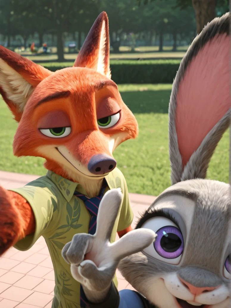 Zootopia_Art_Style (ALL IN ONE) 2D&3D [Illustrious] preview 1