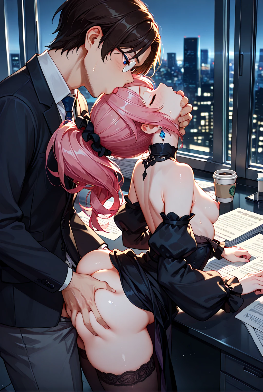 Arched back SEX with kissing! Doggy style v1.1 - IllustriousXL | NoobAI preview 3