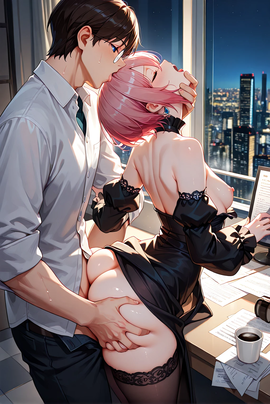 Arched back SEX with kissing! Doggy style v1.1 - IllustriousXL | NoobAI preview 5