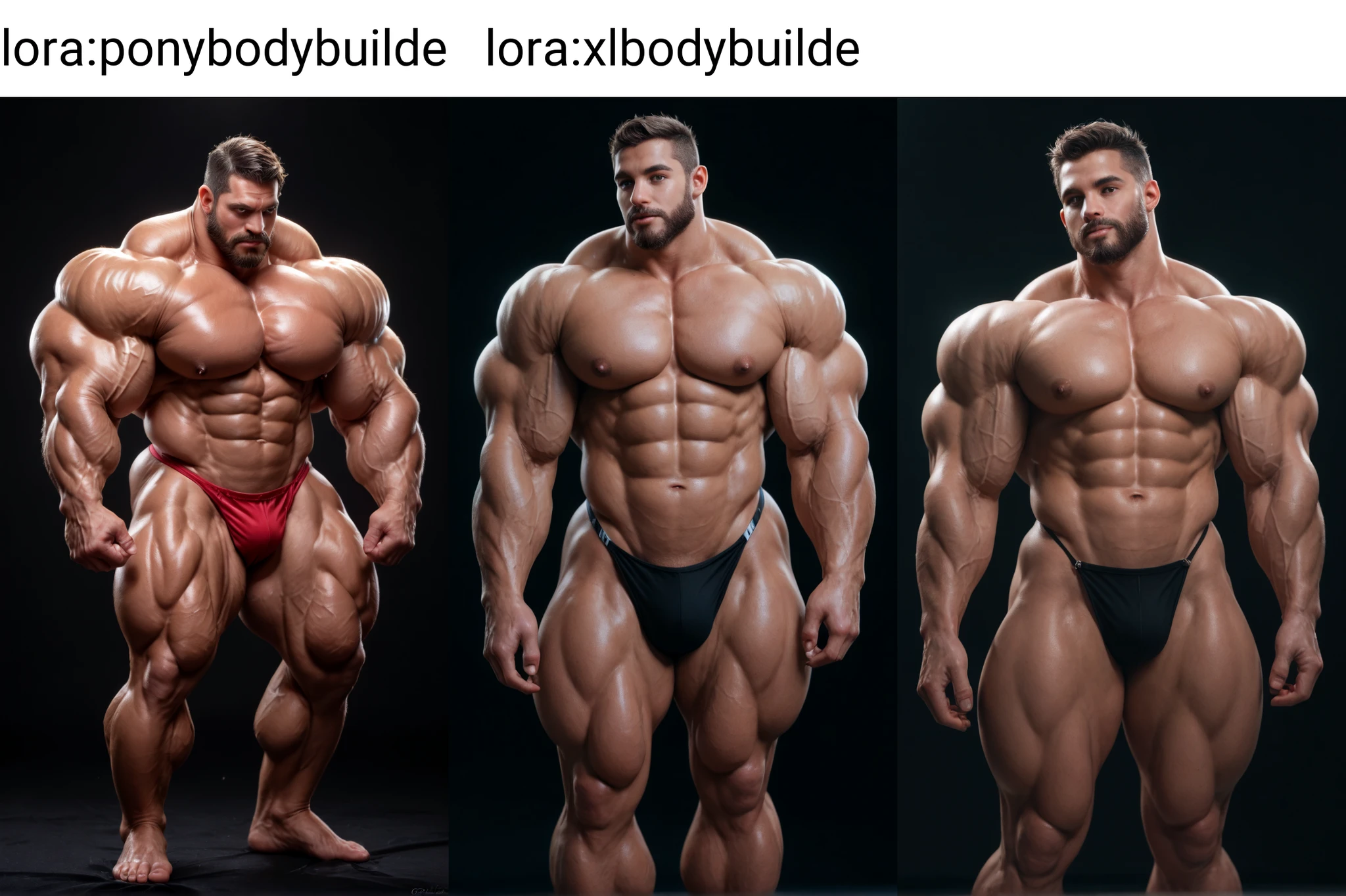 muscular bodybuilders For SDXL, PONY, Illustrious | nice muscle preview 3