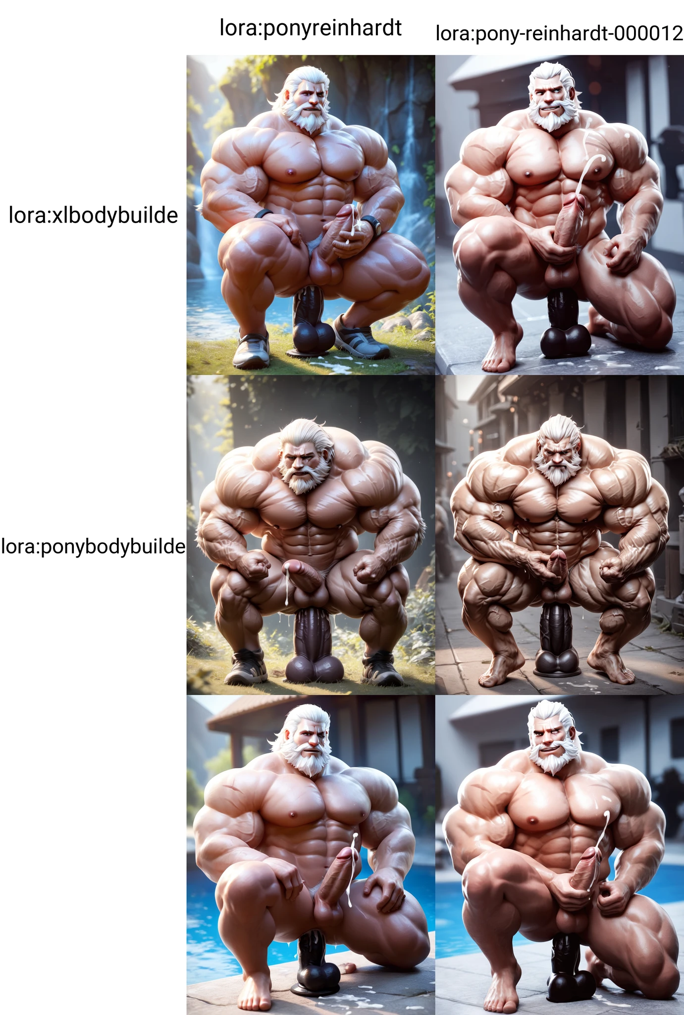 muscular bodybuilders For SDXL, PONY, Illustrious | nice muscle preview 4