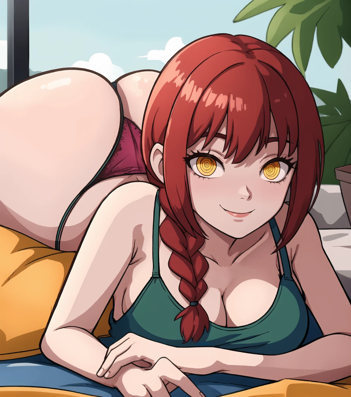 Ass front view - Lying on stomach pose | Updated to SDXL Illustrious preview 1