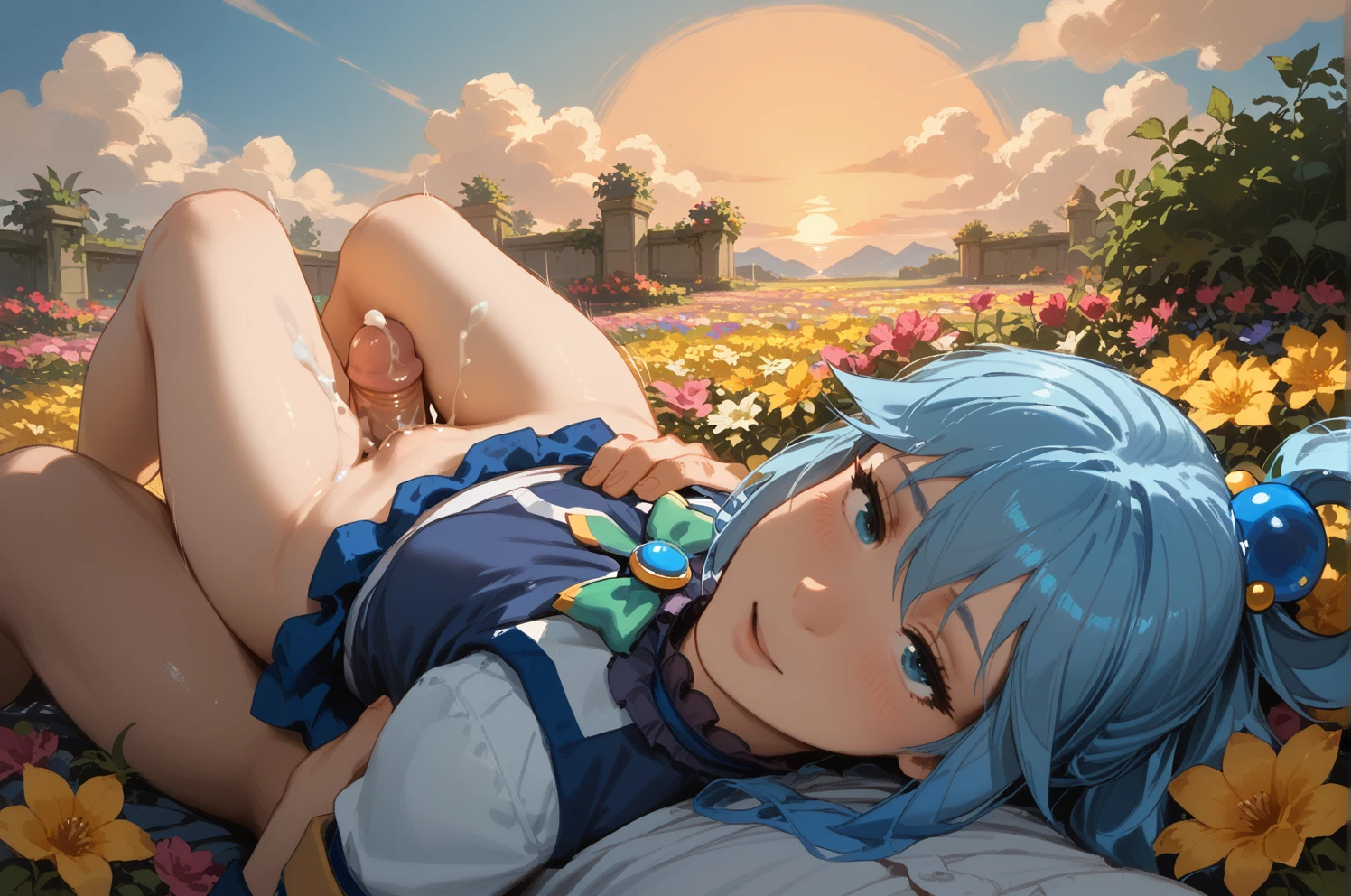 POV Thighjob on Top / Lying on Top Thighjob - PONY/ILLUSTRIOUS preview 4