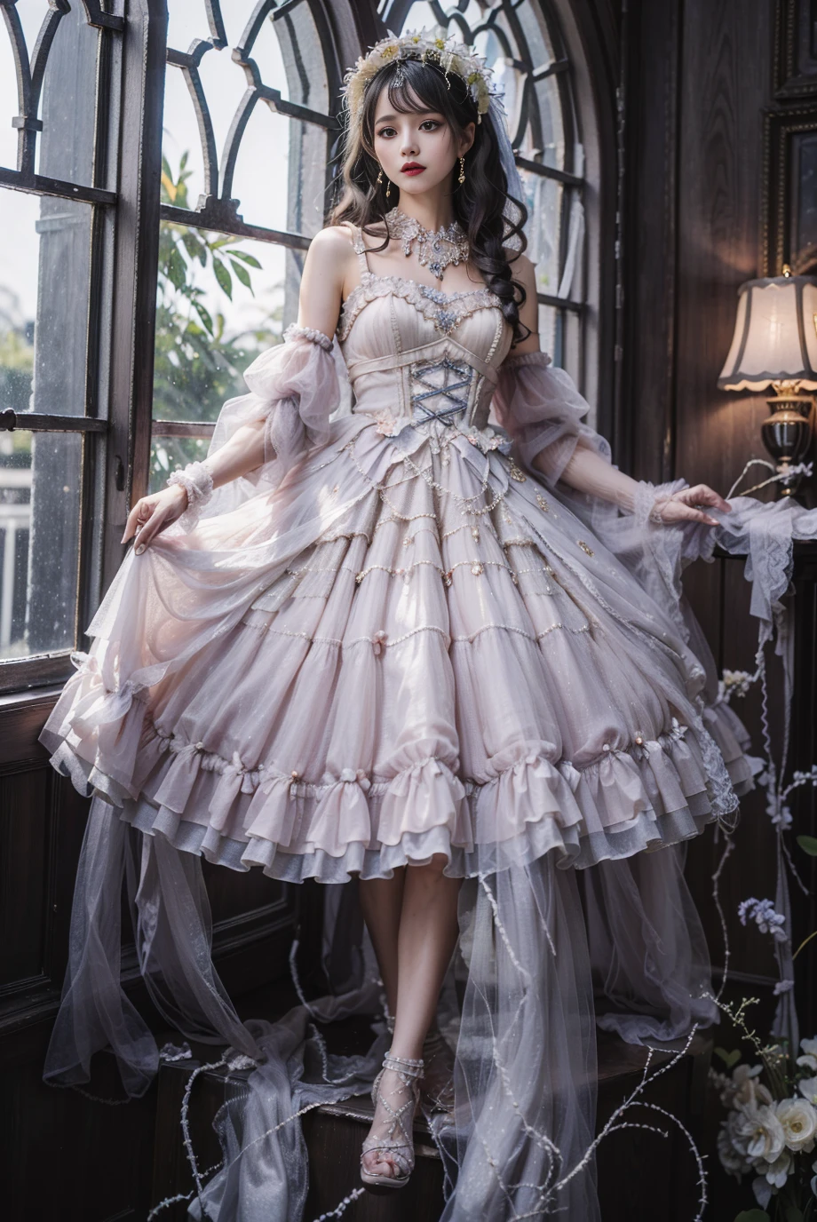 [SD 1.5] Modern Victorian fashion dress | 洛丽塔裙子 | ロリータ ドレス Vol.1 preview 1