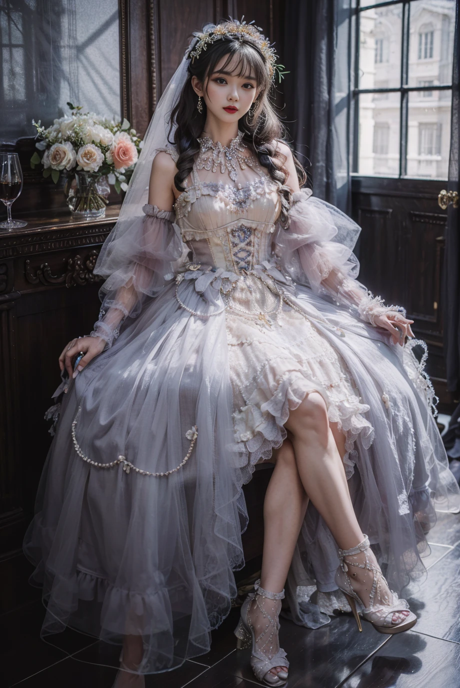 [SD 1.5] Modern Victorian fashion dress | 洛丽塔裙子 | ロリータ ドレス Vol.1 preview 2