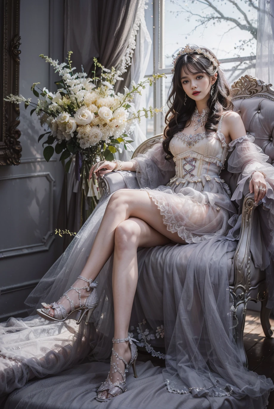 [SD 1.5] Modern Victorian fashion dress | 洛丽塔裙子 | ロリータ ドレス Vol.1 preview 4