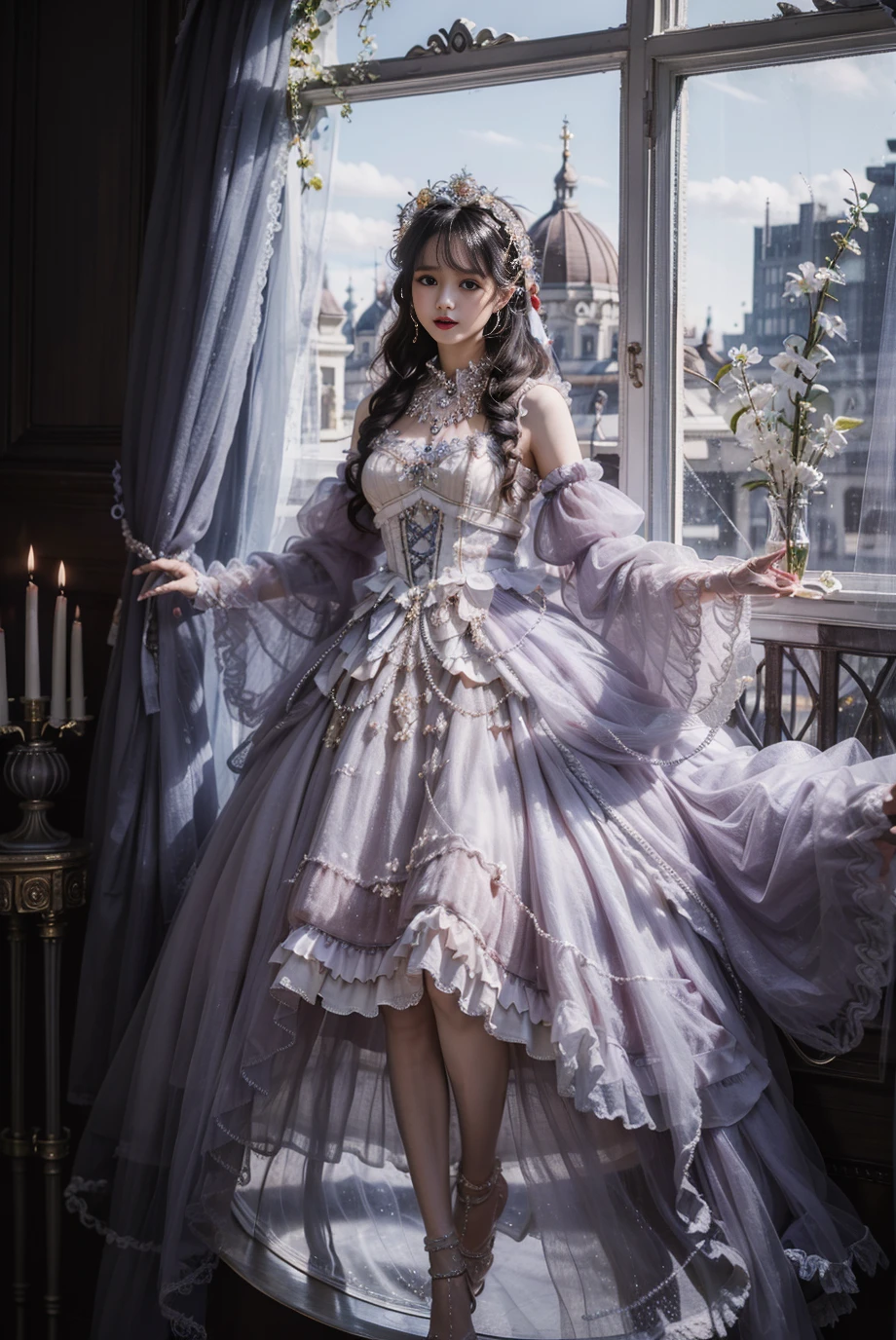 [SD 1.5] Modern Victorian fashion dress | 洛丽塔裙子 | ロリータ ドレス Vol.1 preview 5