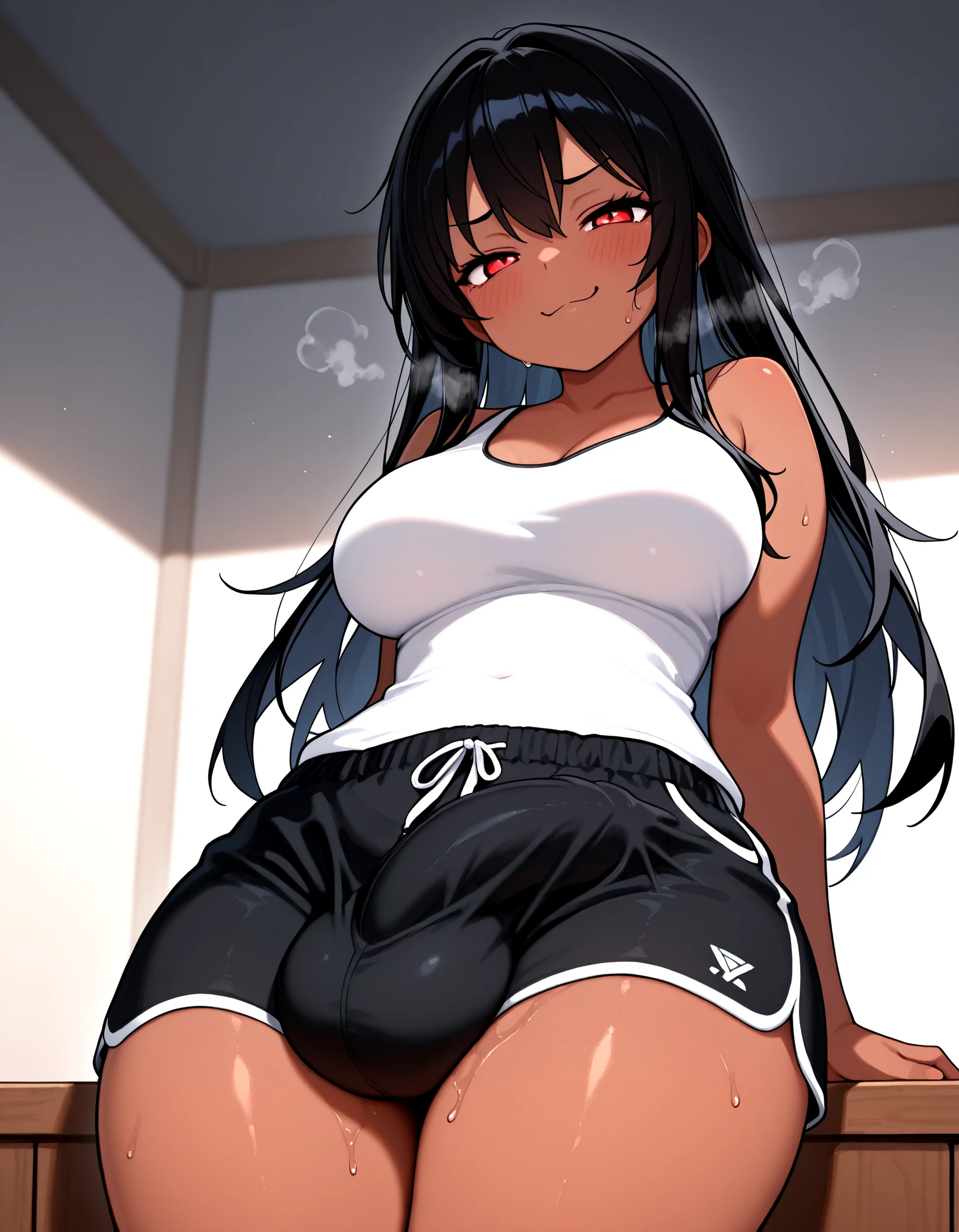 Futanari Side Bulge(IL+ Pony) preview 1