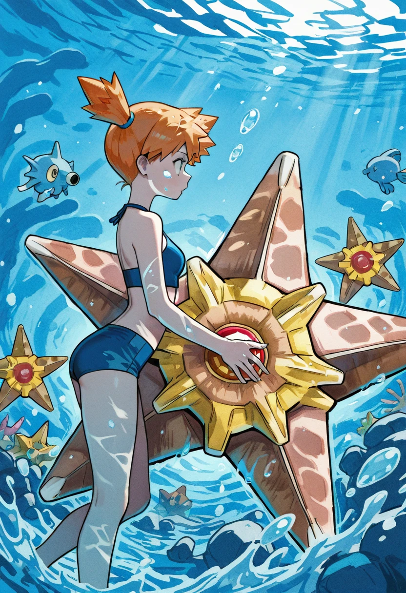 Misty: Tomboyish Mermaid | カスミ (Pokemon) [Pony & Illustrious & SD1.5] preview 4