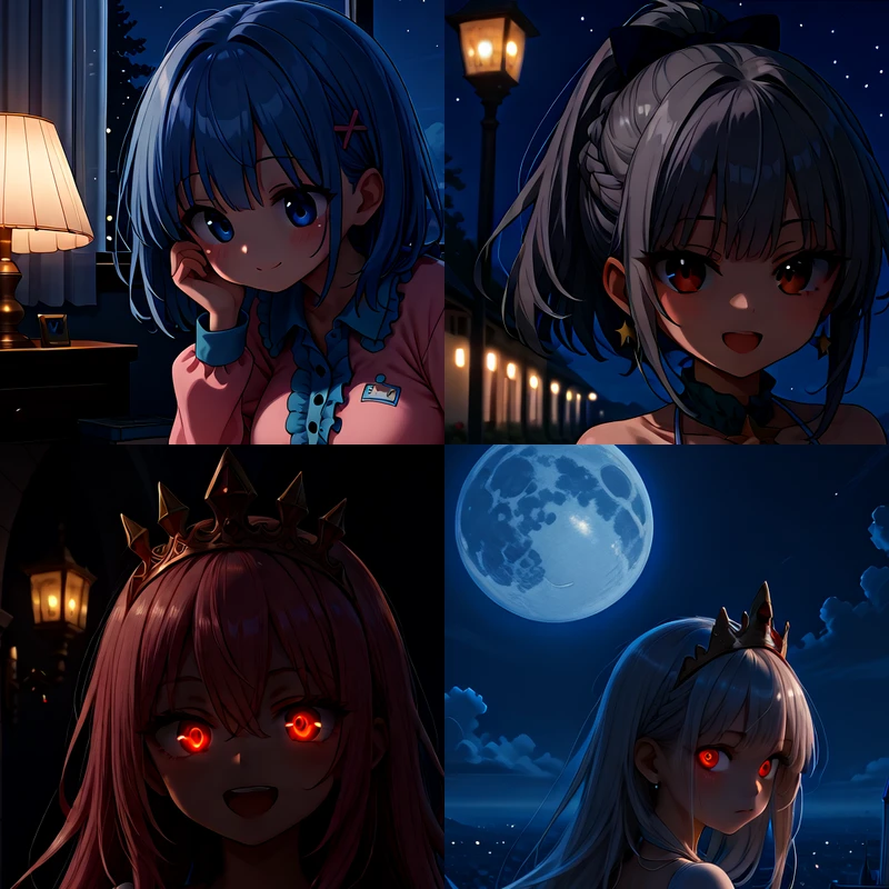 [SDXL] Darkness / 暗闇化 preview 1