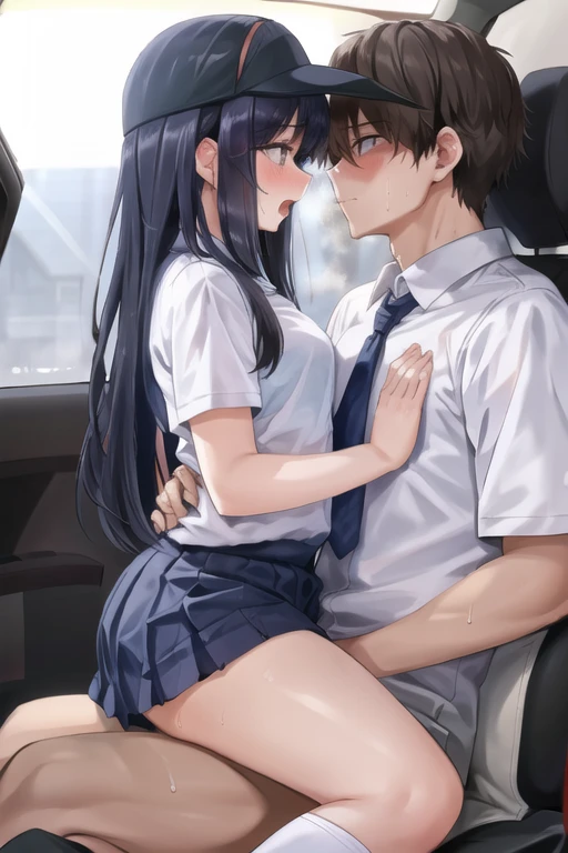 Upright straddle sex - standard side view preview 5