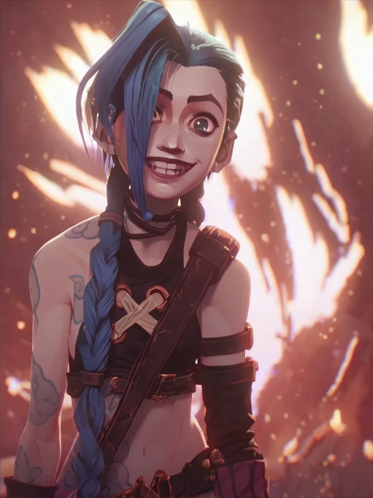 Arcane Style and Characters | All-in-One LoRA | Jinx Vi Mel Caitlyn preview 4