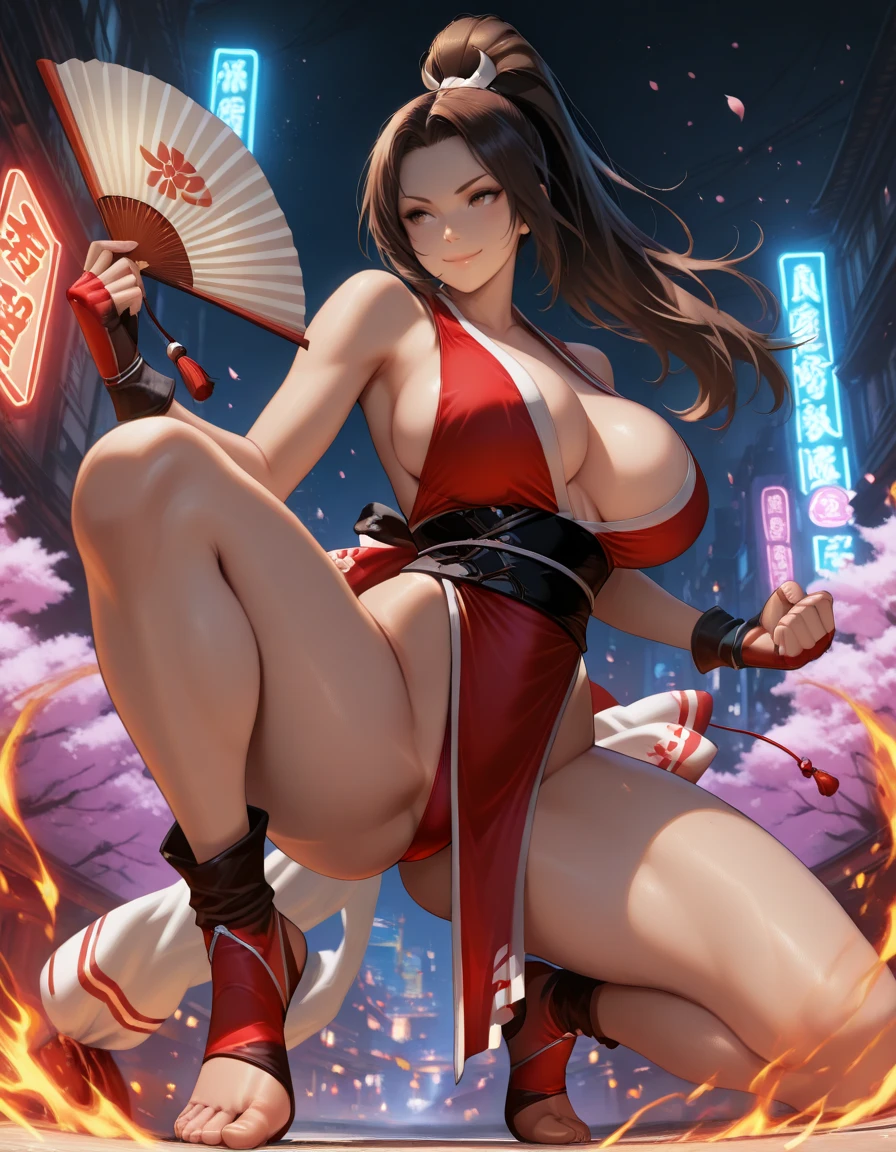 Mai Shiranui (illustrious, NoobAI-vPred & PonyXL) preview 2