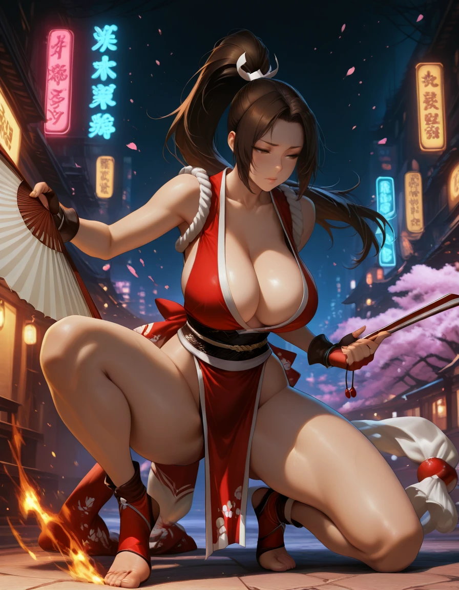 Mai Shiranui (illustrious, NoobAI-vPred & PonyXL) preview 3