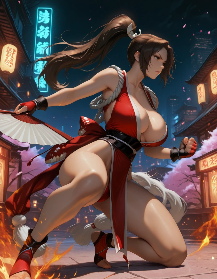 Mai Shiranui (illustrious, NoobAI-vPred & PonyXL) preview 5