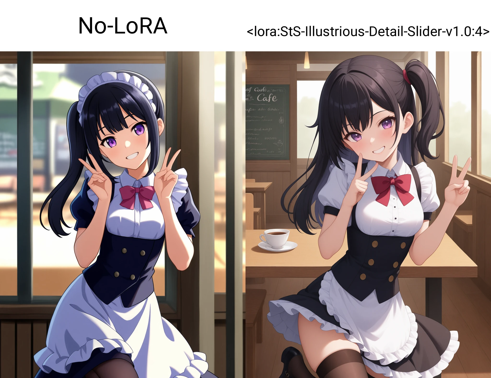 Detail Slider LoRA | Illustrious-XL preview 3