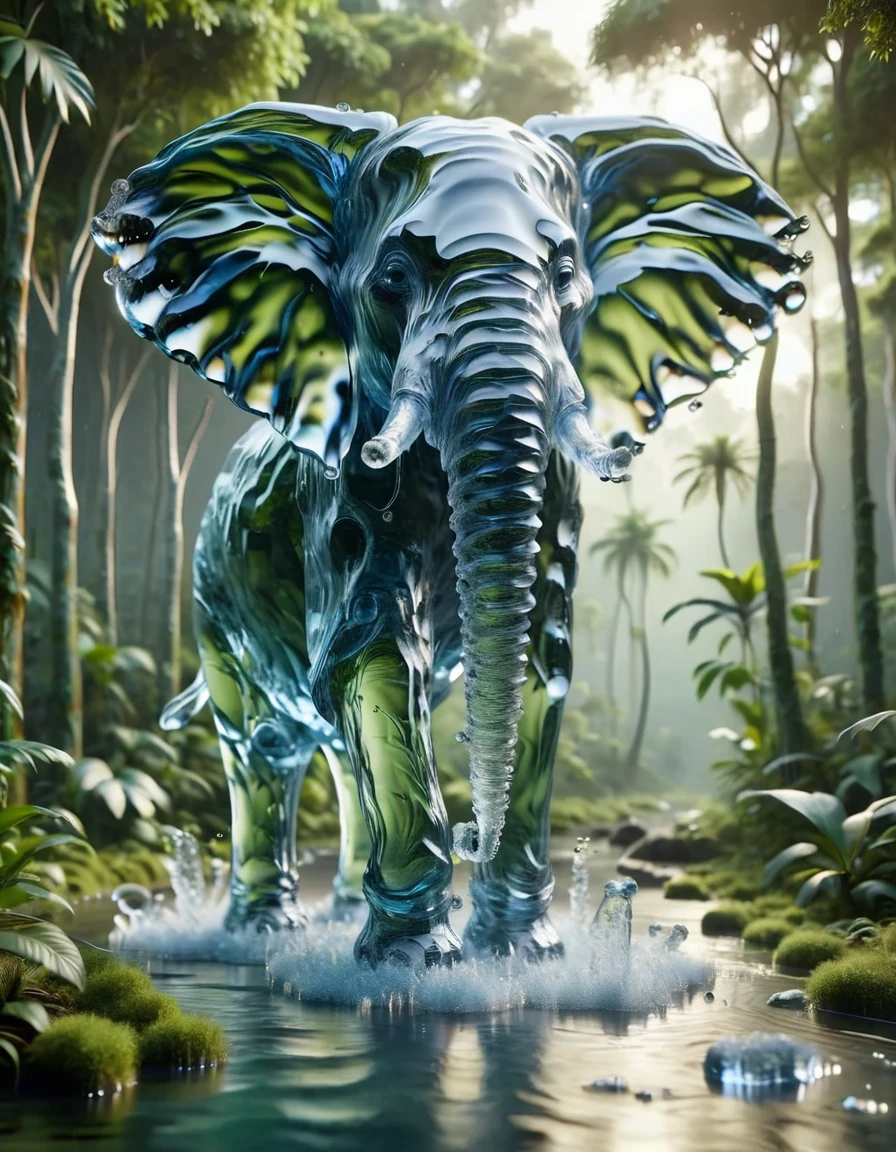 Liquid Water Flow Style [FLUX+SDXL+1.5] preview 1