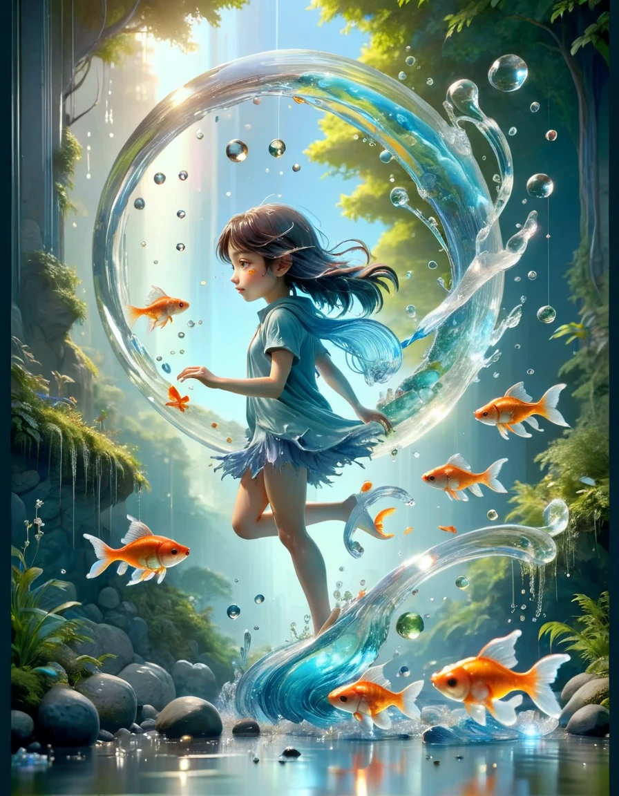 Liquid Water Flow Style [FLUX+SDXL+1.5] preview 2