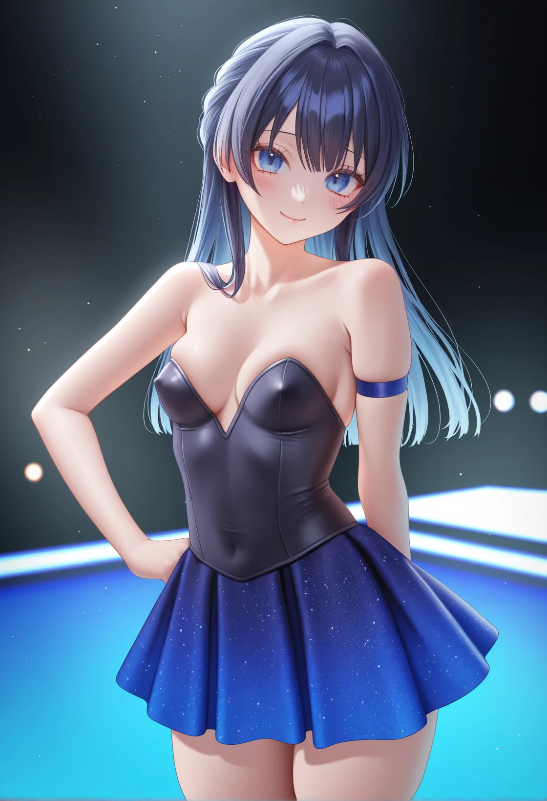 [Illustrious/PonyXL] - Breasts rest on clothes preview 2