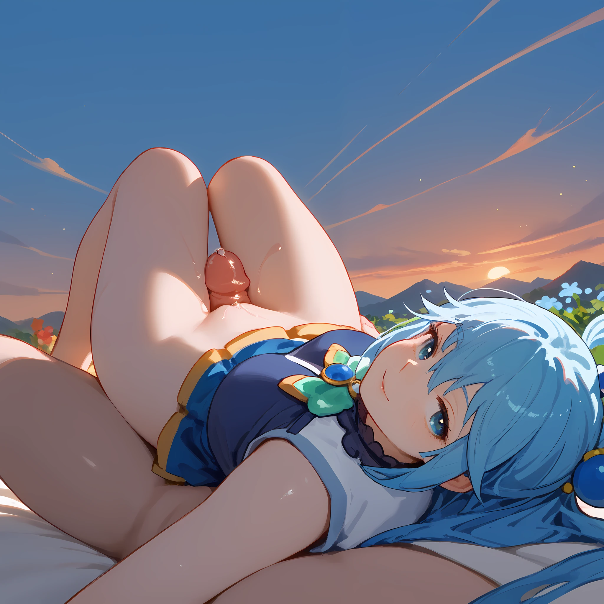 POV Thighjob on Top / Lying on Top Thighjob - PONY/ILLUSTRIOUS preview 1