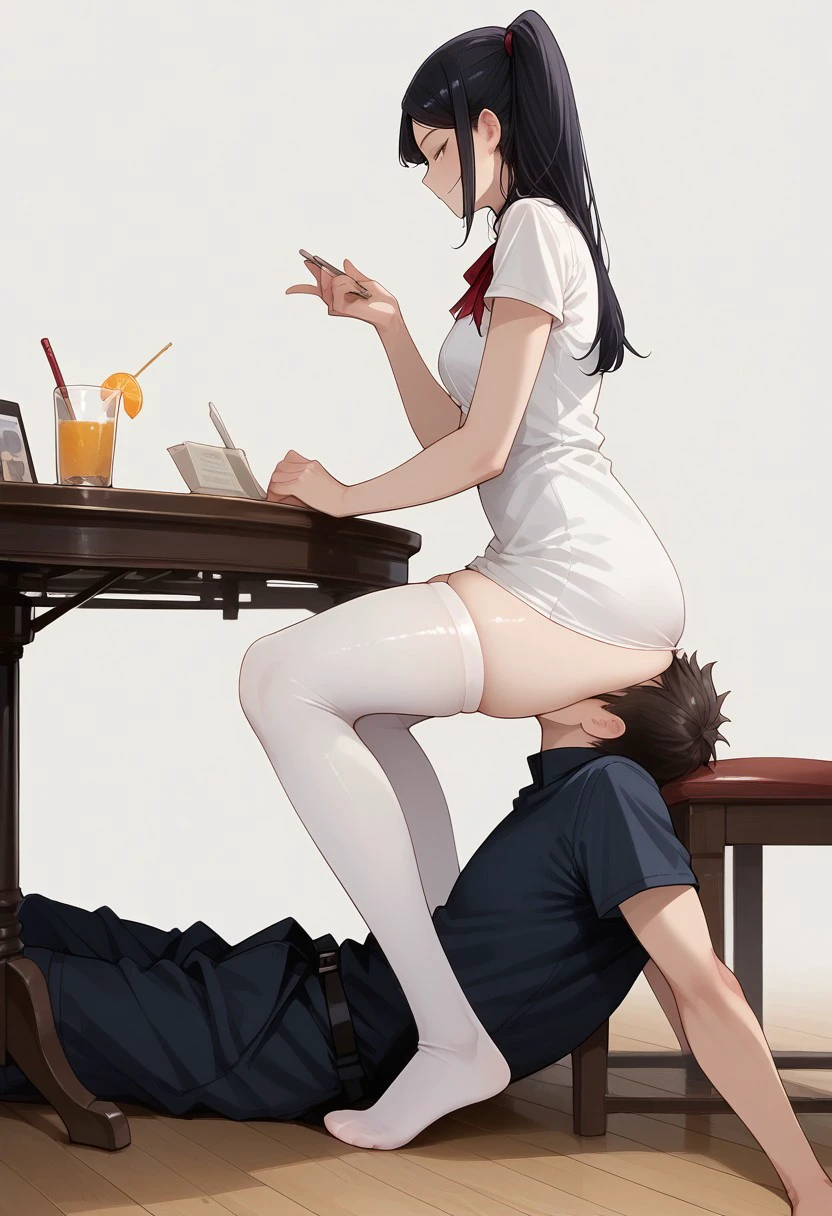 Ignore Facesitting (Human Chair \ Human Furniture) Femdom preview 2