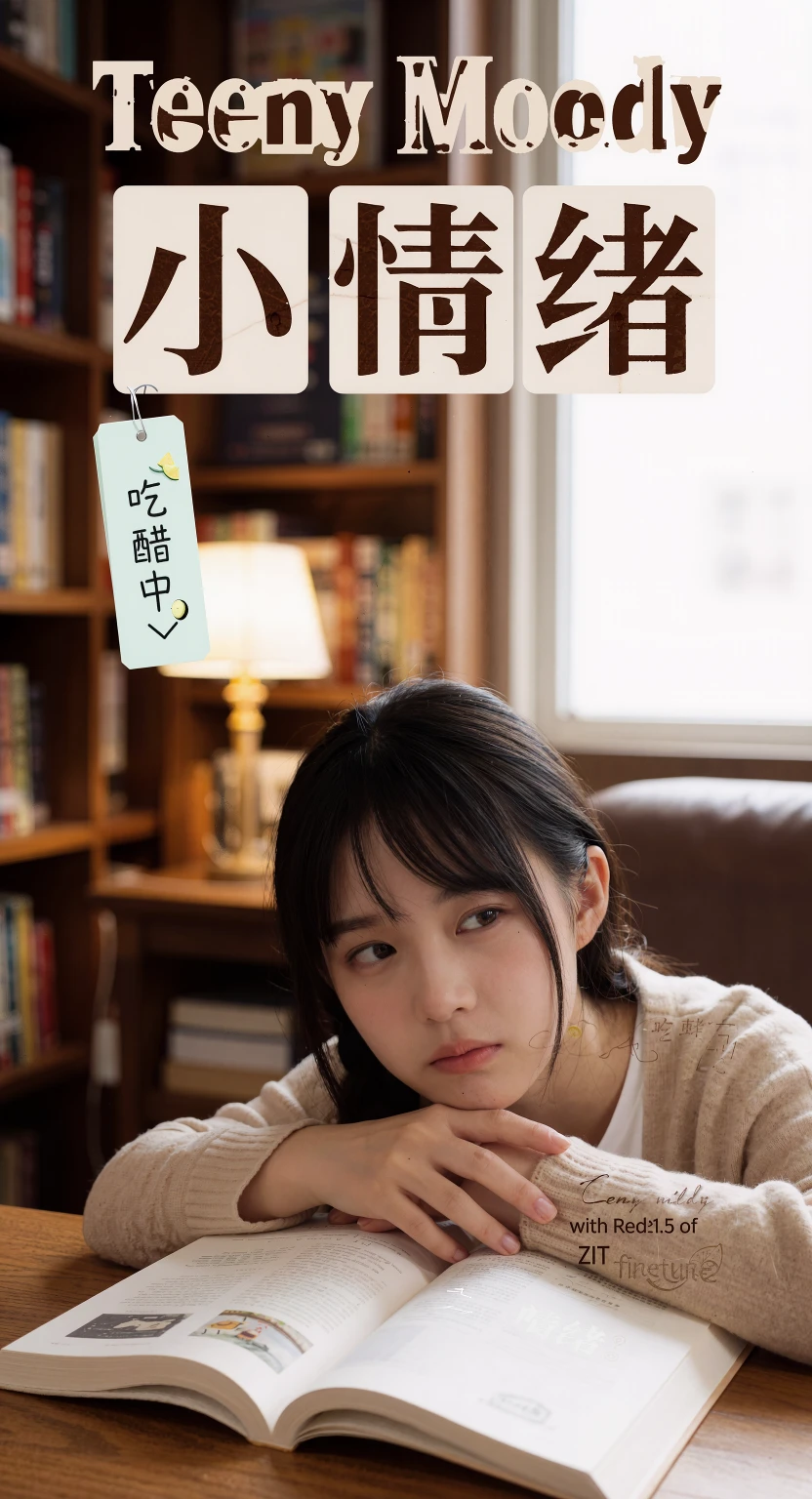 Teeny Moody 小情绪 LoRA For ZImageTurbo & RedZ1.5 preview 2