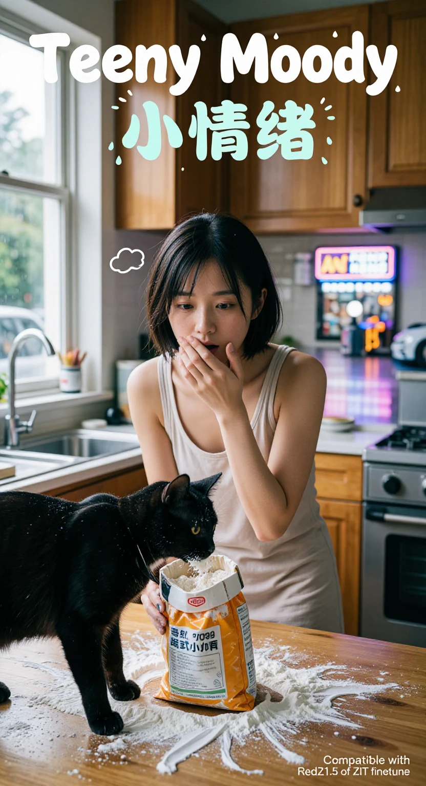 Teeny Moody 小情绪 LoRA For ZImageTurbo & RedZ1.5 preview 4